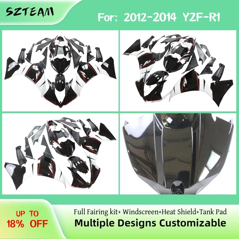 Комплект обвесов из АБС-пластика для мотоцикла YAMAHA YZF-R1 2013-2014, аналог оригинального
Комплект обвесов из АБС-пластика для мотоцикла YAMAHA YZF-R1 2013-2014, аналог оригинального