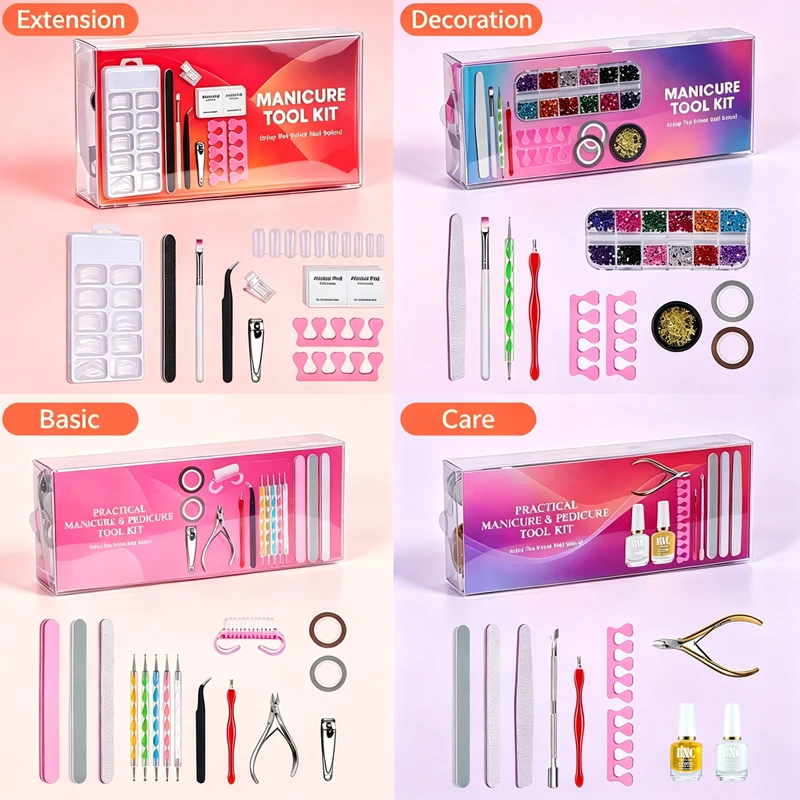 Nail Art Tools Set Acrylic UV Gel Nail Cuticle Pusher Cutter File Buffer Remover Clip For False Nails Extension Manicure
Nail Art Tools Set Acrylic UV Gel Nail Cuticle Pusher Cutter File Buffer Remover Clip For False Nails Extension Manicure