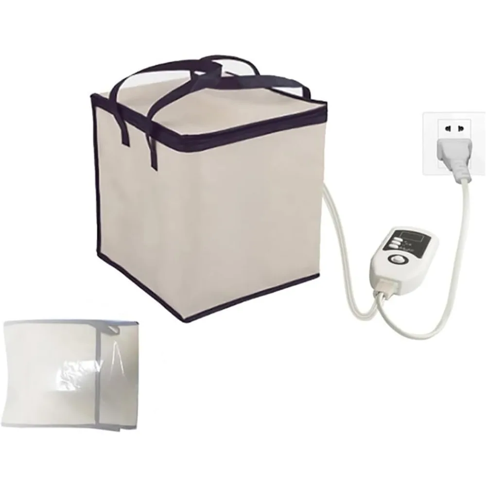 Fermentation Box Bag, Folding Dough Fermentation Cabinet with Heater, (no Frame) 1-60°C Accurate Temperature Control, Soft Case
Fermentation Box Bag, Folding Dough Fermentation Cabinet with Heater, (no Frame) 1-60°C Accurate Temperature Control, Soft Case