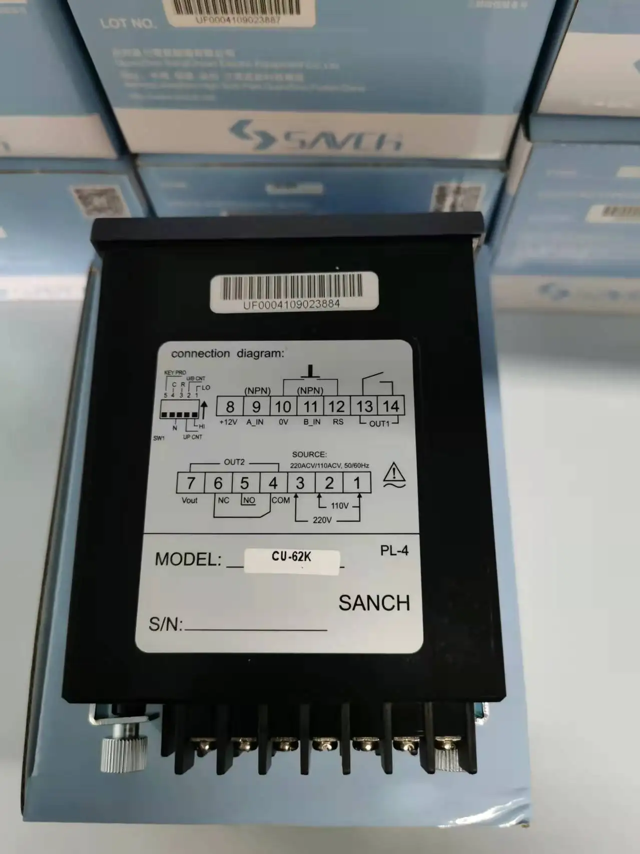 Brand new genuine SANCH, counter, meter watch CU-62K, CU-62K-N
Brand new genuine SANCH, counter, meter watch CU-62K, CU-62K-N