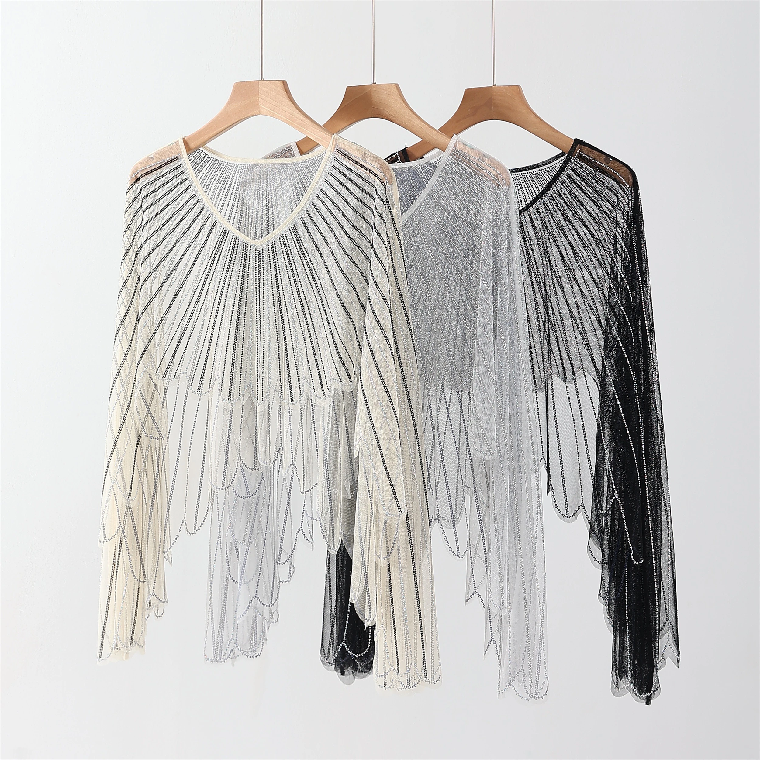 Fashionable Jazz Dance Costume Tassel Sequin Heavy Work Show off Night Club Performance Clothing Loose Batwing Sleeve Long Sl...
Fashionable Jazz Dance Costume Tassel Sequin Heavy Work Show off Night Club Performance Clothing Loose Batwing Sleeve Long Sl...