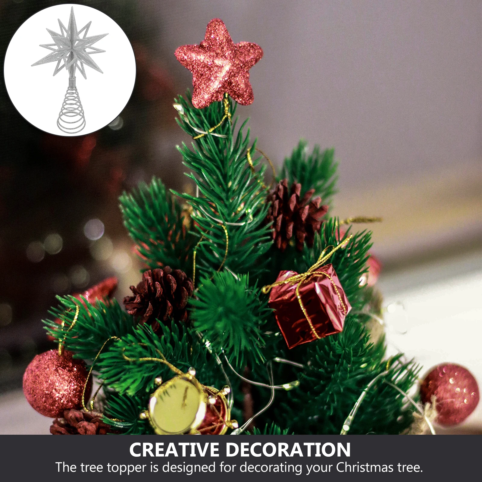 Iron Christmas Tree Topper Star Decorations Festive Party Wedding Home Office Treetop Adornments Easy Install Tree
Iron Christmas Tree Topper Star Decorations Festive Party Wedding Home Office Treetop Adornments Easy Install Tree