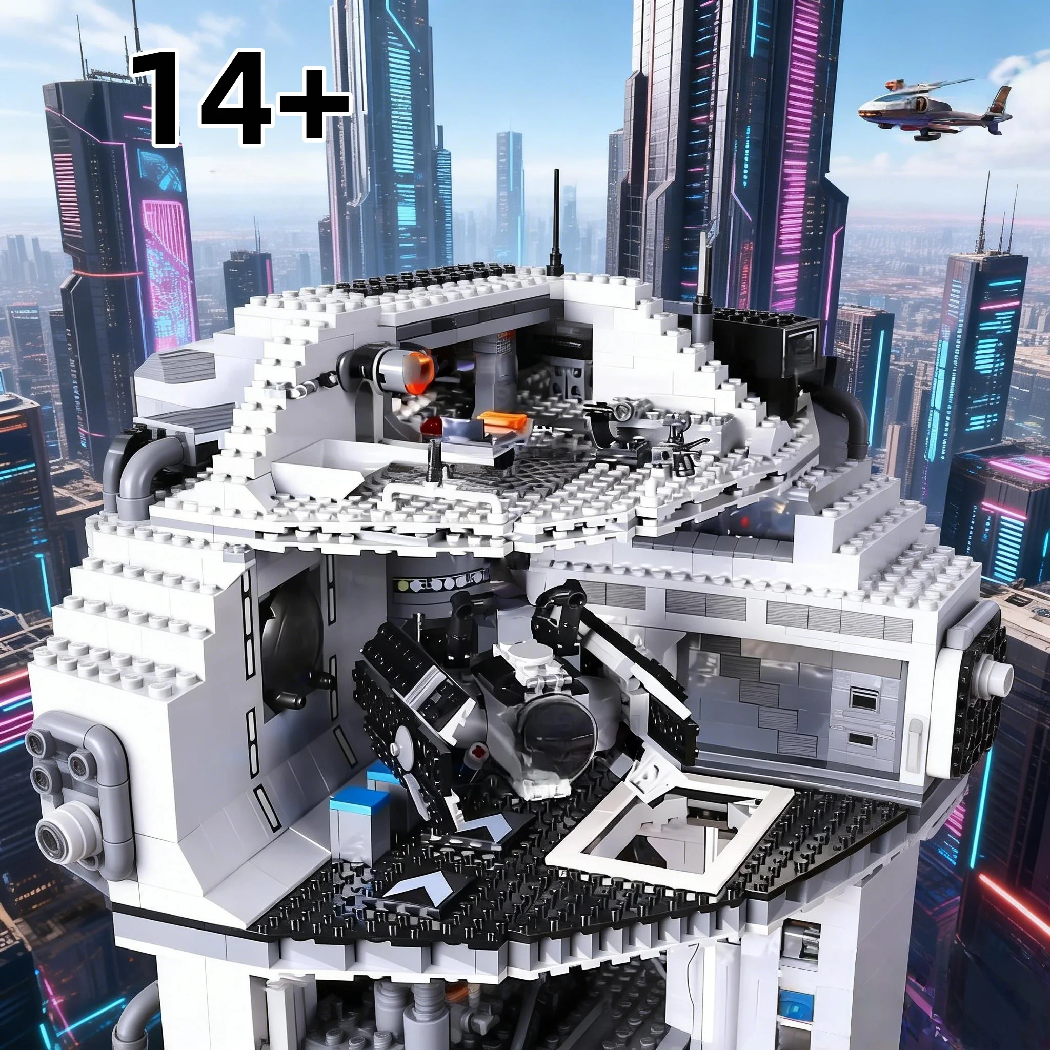 Конструктор-модель космической станции MOC, сложные развивающие игрушки для взрослых, настольные коллекционные украшения, праздничные подарки
Конструктор-модель космической станции MOC, сложные развивающие игрушки для взрослых, настольные коллекционные украшения, праздничные подарки