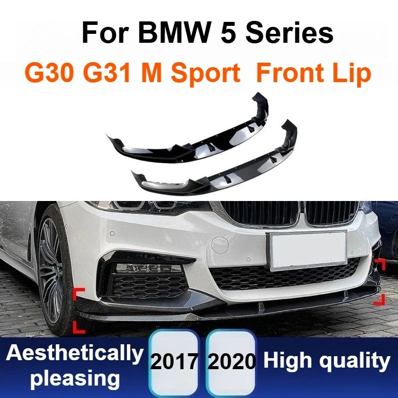 For BMW 5 Series G30 G31 M Sport 2017-2020 Front Lip Spoiler Splitter Bumper Corner Canards Body Kit Car Exterior Modification
For BMW 5 Series G30 G31 M Sport 2017-2020 Front Lip Spoiler Splitter Bumper Corner Canards Body Kit Car Exterior Modification