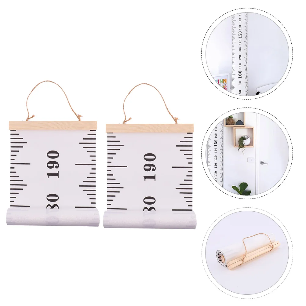 2 Pcs Kids Tools Height Measuring Ruler Wall Hanging Measurement Chart Wooden Wall-hanging White Growth Child
2 Pcs Kids Tools Height Measuring Ruler Wall Hanging Measurement Chart Wooden Wall-hanging White Growth Child