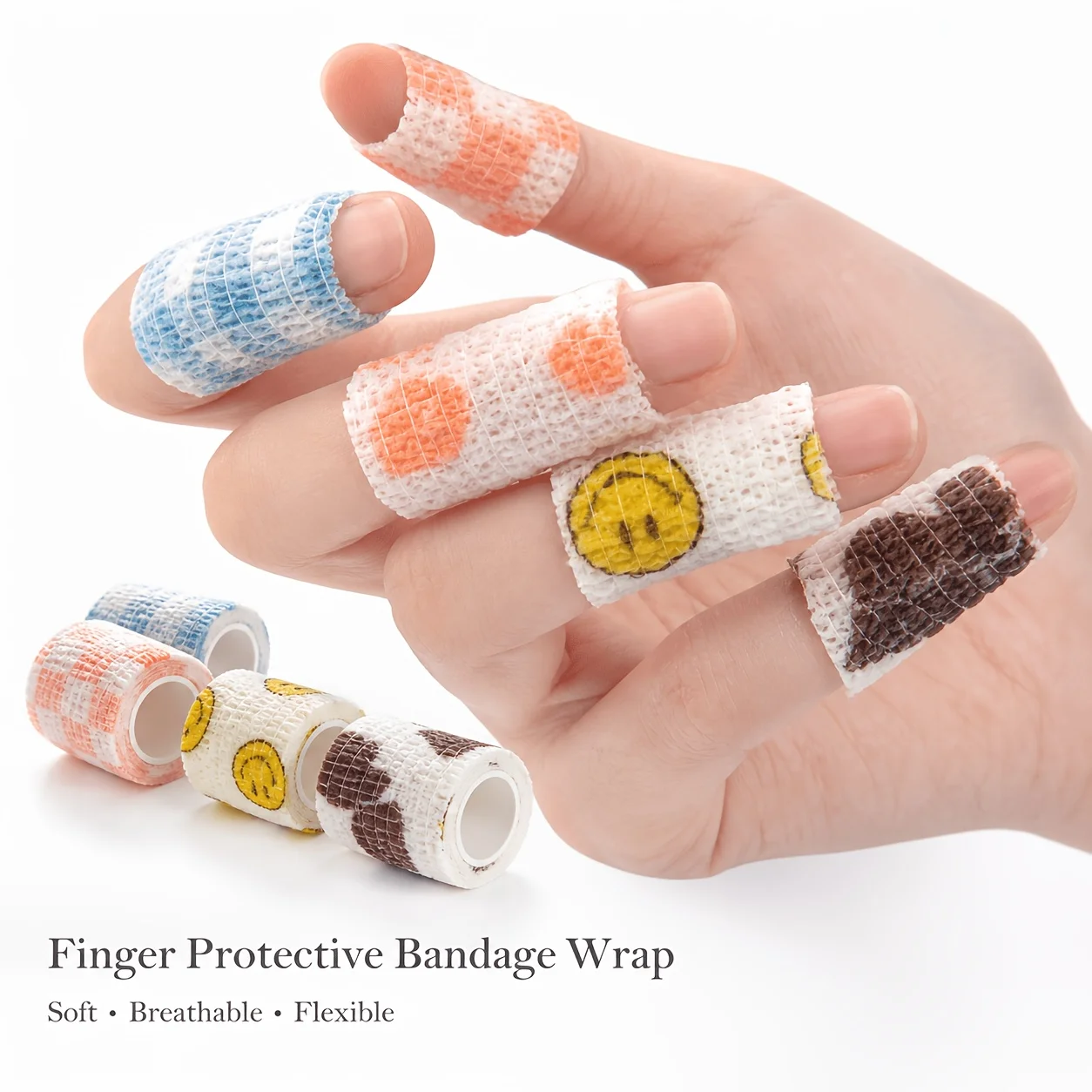 Random Color Finger Sleeves, Anti-Callus Finger Bandage, Anti-Wear Thumb Protector, Finger Guards for Writing, Work, Sports & Ou
Random Color Finger Sleeves, Anti-Callus Finger Bandage, Anti-Wear Thumb Protector, Finger Guards for Writing, Work, Sports & Ou