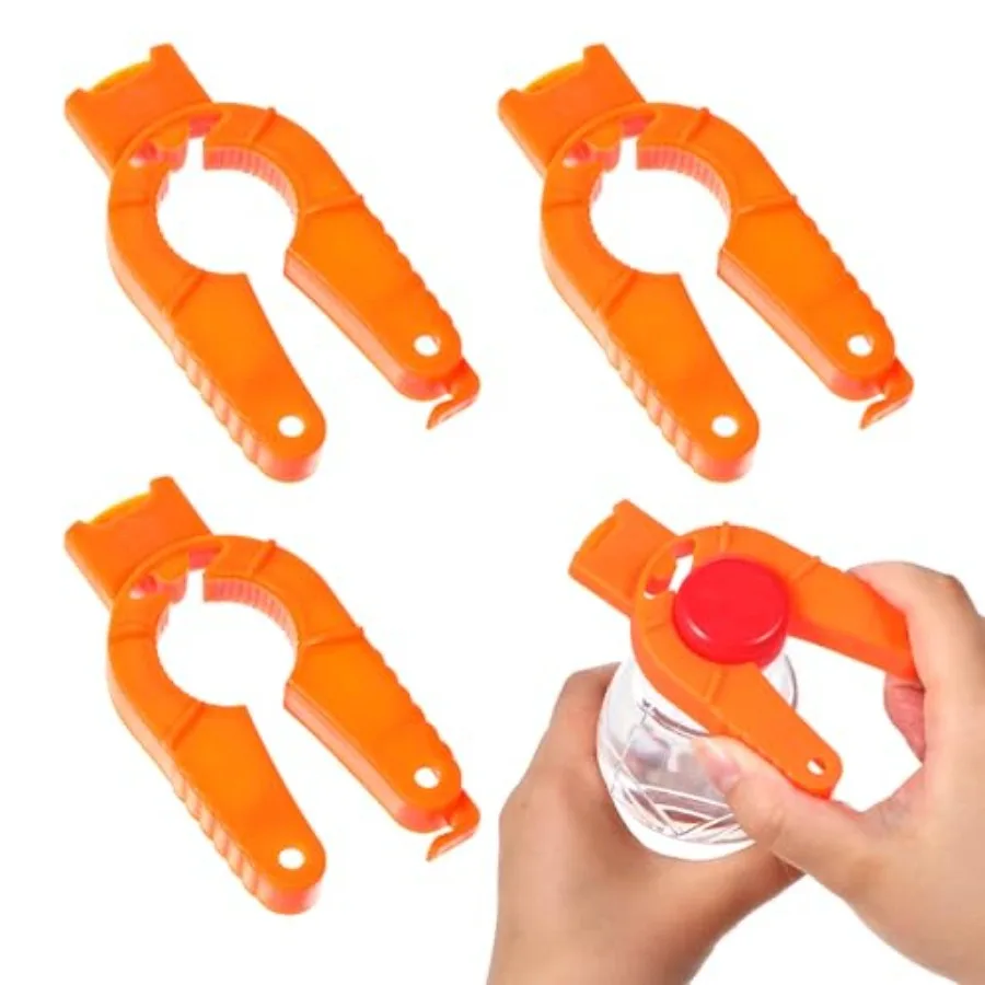 4 PCS Plastic Bottle Cap Opener Water Bottle Opener Multutiol Bottle and Can Opener 3 in 1 Multi-Purpose Water Bottle Opener fo
4 PCS Plastic Bottle Cap Opener Water Bottle Opener Multutiol Bottle and Can Opener 3 in 1 Multi-Purpose Water Bottle Opener fo