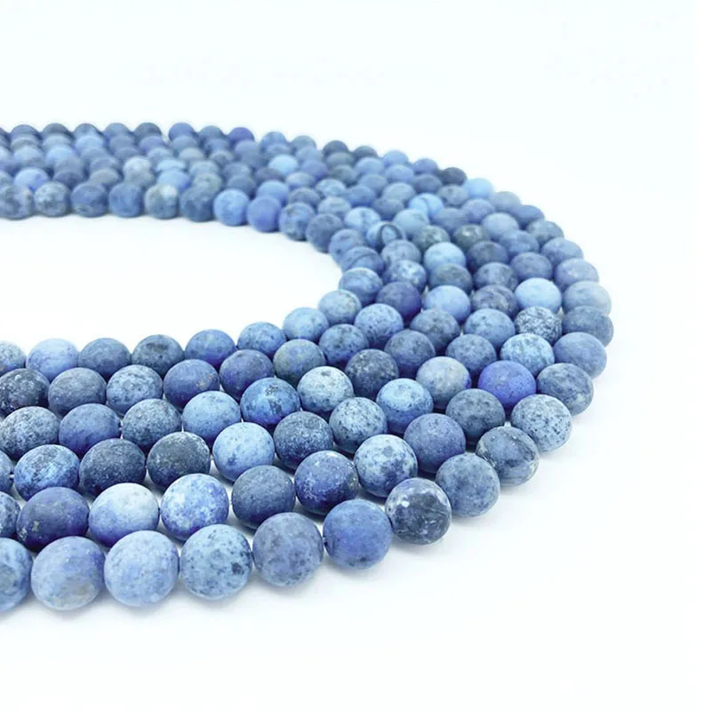 6-12mm Round Natural Gemstone Frosted Blue Beads Dumortierie Stone DIY Loose Beads Jewelry Bracelet Necklace Energy Wealth
6-12mm Round Natural Gemstone Frosted Blue Beads Dumortierie Stone DIY Loose Beads Jewelry Bracelet Necklace Energy Wealth