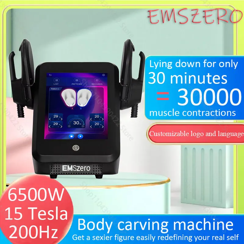 Weight loss and slimming shaping machine EMSZSERO 6500W 200Hz exercise muscle burning fat RF electromagnetic muscle massager
Weight loss and slimming shaping machine EMSZSERO 6500W 200Hz exercise muscle burning fat RF electromagnetic muscle massager