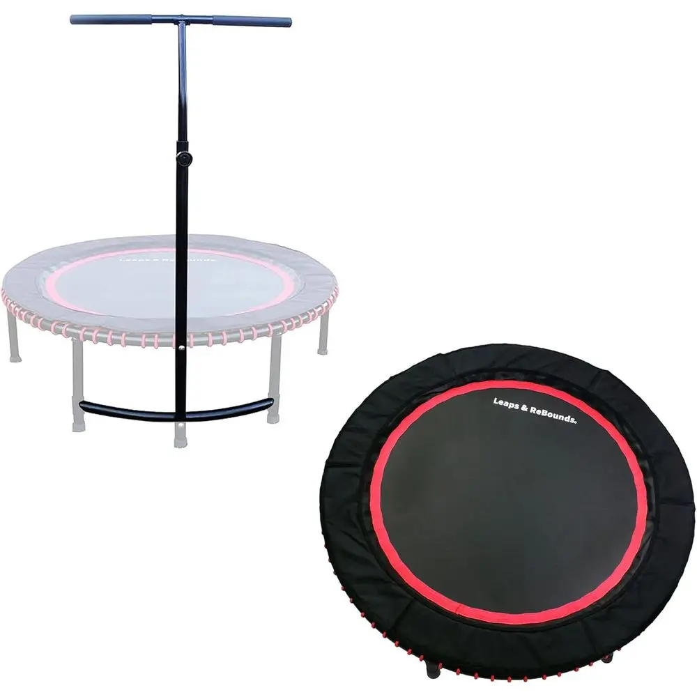 48" Adjustable Stability Bar Attachment with 48" Mini itnTpoline and Home Gym Rebounder or Cardio Exercises, Red
48" Adjustable Stability Bar Attachment with 48" Mini itnTpoline and Home Gym Rebounder or Cardio Exercises, Red