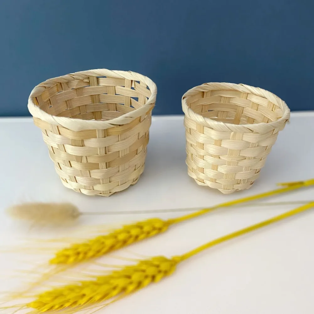 1Pcs Mini Decorative Portable Sundries Organizer Small Fruit Basket Basket Plant Box Storage Basket
1Pcs Mini Decorative Portable Sundries Organizer Small Fruit Basket Basket Plant Box Storage Basket
