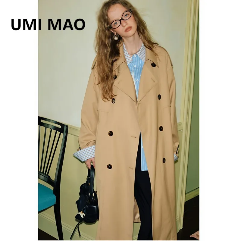 UMI MAO плащ цвета хаки, женское пальто, винтажное женское осеннее пальто средней длины, новая свободная утягивающая куртка в британском стиле Femme
UMI MAO плащ цвета хаки, женское пальто, винтажное женское осеннее пальто средней длины, новая свободная утягивающая куртка в британском стиле Femme