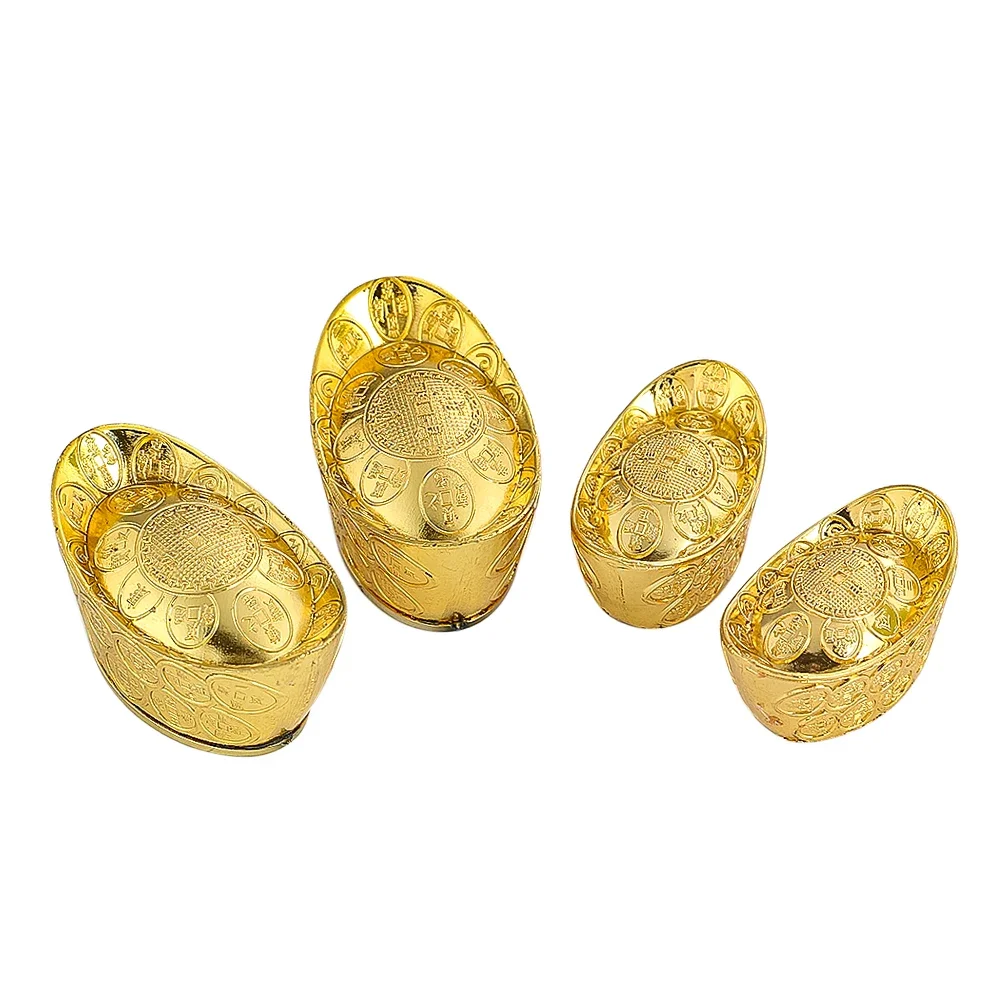Simulation Gold Ingot Feng Shui Decor Fortune Table Top Ornaments Wealth Luck Living Room Decoration Home Accessories Figurines
Simulation Gold Ingot Feng Shui Decor Fortune Table Top Ornaments Wealth Luck Living Room Decoration Home Accessories Figurines