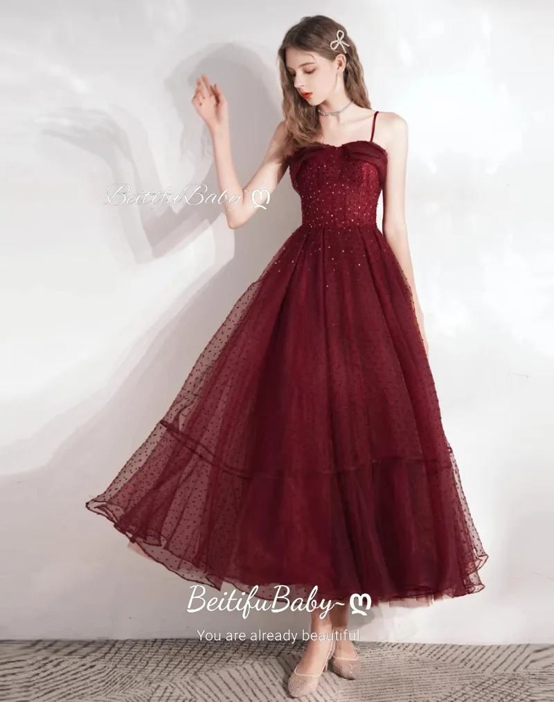 BeitifuBaby Evening Prom Dress for Women Sleeveless V-neck Strap Sling Skirts Banquet Gown Graduation Dresses Vestidos Elegantes
BeitifuBaby Evening Prom Dress for Women Sleeveless V-neck Strap Sling Skirts Banquet Gown Graduation Dresses Vestidos Elegantes