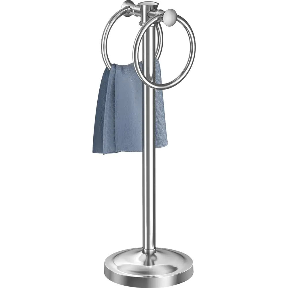 Free Shipping-17\ Polished Chrome Standing Towel Rack Bracket, Double Towel Ring Free Hand Towel Stand Holder Bathroom Hardware
Free Shipping-17\ Polished Chrome Standing Towel Rack Bracket, Double Towel Ring Free Hand Towel Stand Holder Bathroom Hardware