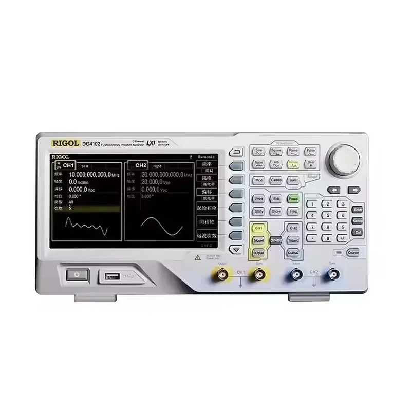 DG4102 100MHz Dual-Channel Arbitrary Waveform Generator With High-Resolution Signal Output
DG4102 100MHz Dual-Channel Arbitrary Waveform Generator With High-Resolution Signal Output