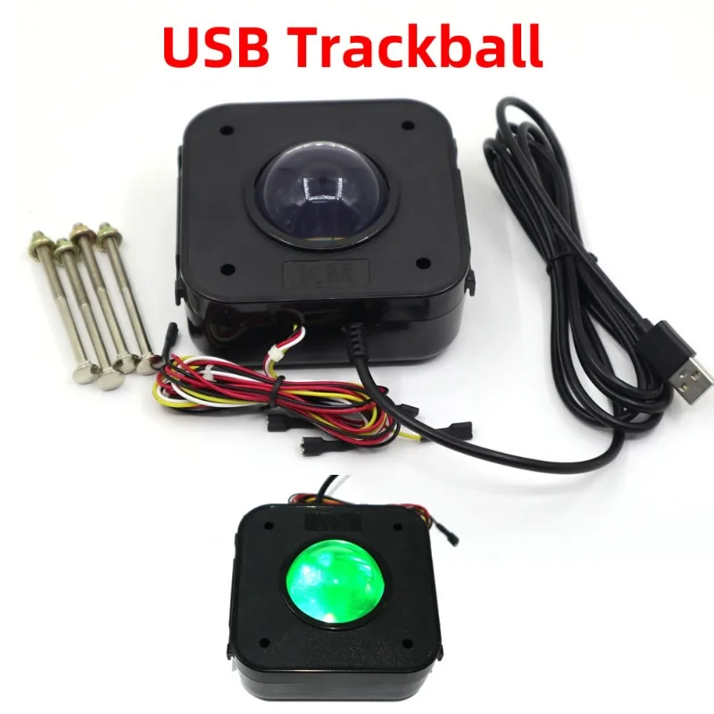 USB Trackball Mouse Arcade Trackball Illuminated 4.5cm Round LED Trackball Mouse Connector Arcade USB Interface with Bracket
USB Trackball Mouse Arcade Trackball Illuminated 4.5cm Round LED Trackball Mouse Connector Arcade USB Interface with Bracket
