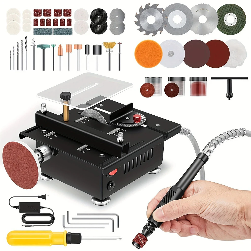 Desktop Engraving Machine Adjustable Mitre Tablesaw Polisher Tool Lightweight For Easy Transportation Lifting model UK Plug
Desktop Engraving Machine Adjustable Mitre Tablesaw Polisher Tool Lightweight For Easy Transportation Lifting model UK Plug