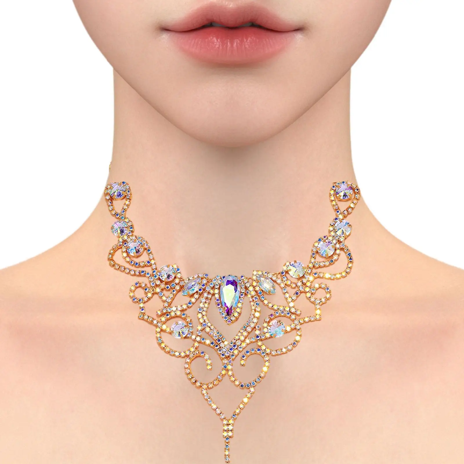 Chunky Necklace for Women Belly Dance Necklace Vintage Design Elegant Bride
Chunky Necklace for Women Belly Dance Necklace Vintage Design Elegant Bride