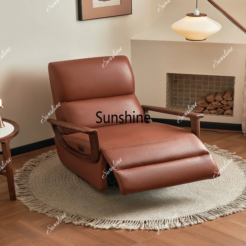 Single electric leisure leather multi-functional massage chair can vibrate lazy people
Single electric leisure leather multi-functional massage chair can vibrate lazy people