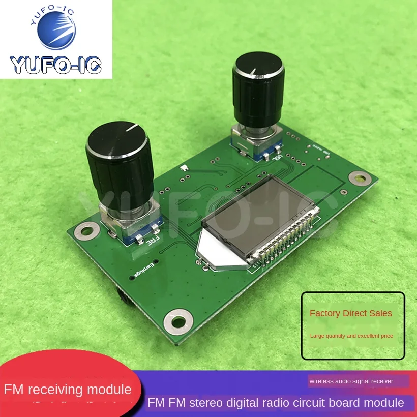 Free Ship 2pcs FM Receiving Module FM Stereo Digital Radio Wireless Audio Broadcast Receiver With Digital Display
Free Ship 2pcs FM Receiving Module FM Stereo Digital Radio Wireless Audio Broadcast Receiver With Digital Display
