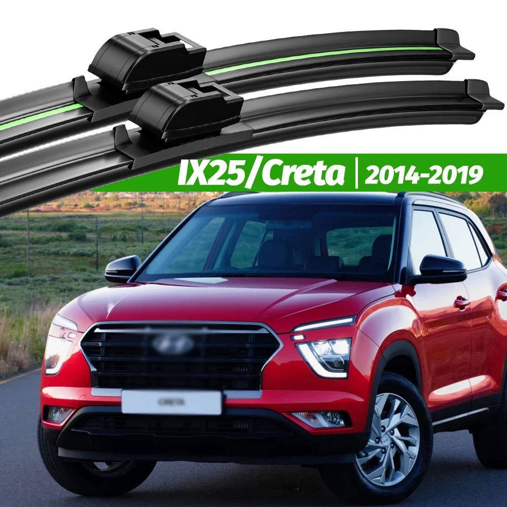 For Hyundai IX25 Creta 2014-2019 2pcs Front Windshield Wiper Blades 2015 2016 2017 2018 Windscreen Window Accessories
For Hyundai IX25 Creta 2014-2019 2pcs Front Windshield Wiper Blades 2015 2016 2017 2018 Windscreen Window Accessories