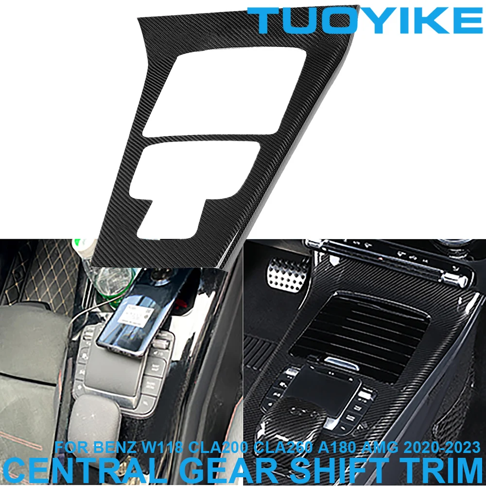 LHD RHD Real Dry Carbon Fiber Central Console Gear Shift Panel Cover Trim For Mercedes BENZ W118 CLA200 CLA260 A180AMG 2020-23
LHD RHD Real Dry Carbon Fiber Central Console Gear Shift Panel Cover Trim For Mercedes BENZ W118 CLA200 CLA260 A180AMG 2020-23