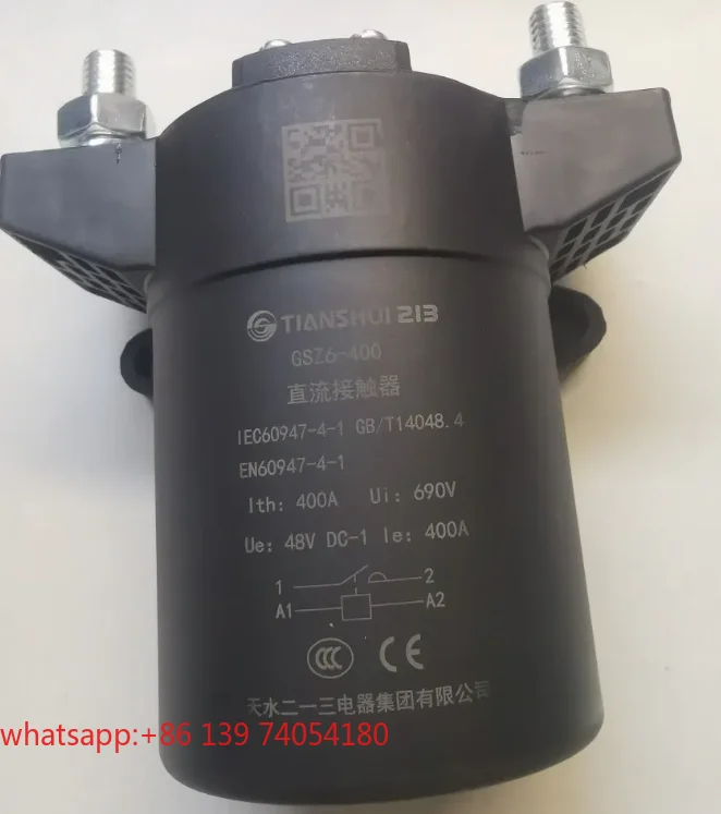 Original Genuine Tianshui 213 DC Contactor GSZ6-400 DC24V DC48V