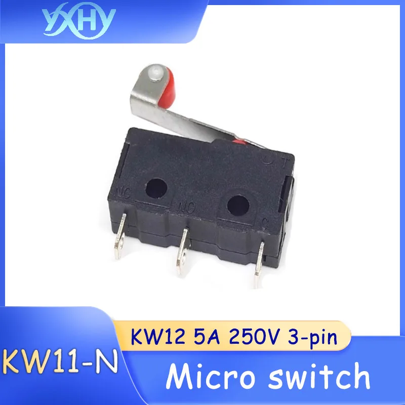 KW11-N KW12 5A 250V 3-Pole Travel Micro Switch with Handle Roller Snap Action Contact Switch
KW11-N KW12 5A 250V 3-Pole Travel Micro Switch with Handle Roller Snap Action Contact Switch