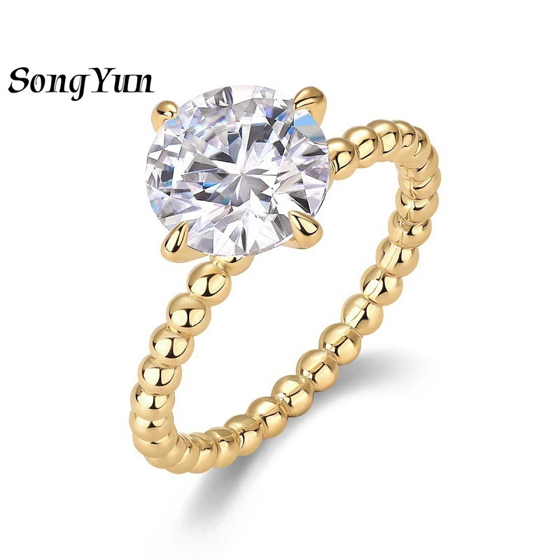 SONGYUN Brand Jewelry 925 Sterling Silver Ring VVS Moissanite Radiant Ring Women 18K Real Gold Plated SYT Patent Fine Rings
SONGYUN Brand Jewelry 925 Sterling Silver Ring VVS Moissanite Radiant Ring Women 18K Real Gold Plated SYT Patent Fine Rings
