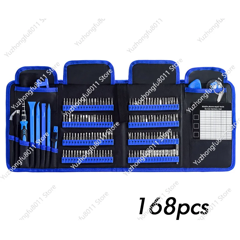 Набор прецизионных отверток 142/168 в 1, портативная сумка для отверток для электроники, магнитный инструмент для ремонта телефона, ноутбука, ПК
Набор прецизионных отверток 142/168 в 1, портативная сумка для отверток для электроники, магнитный инструмент для ремонта телефона, ноутбука, ПК