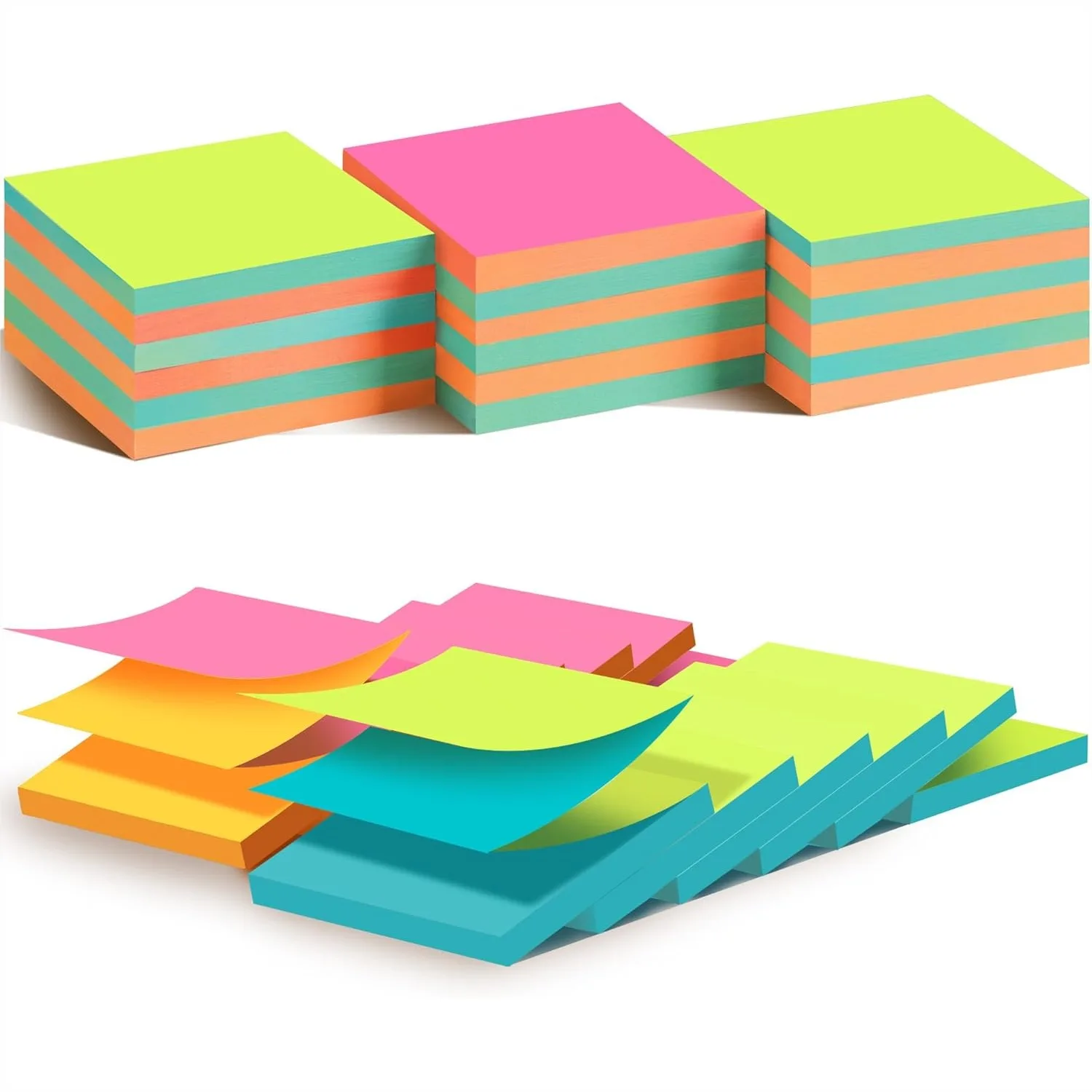 18 Pads Pop Up Sticky Notes 3x3, Strong Adhesive Memo Bulk for Home Office School
18 Pads Pop Up Sticky Notes 3x3, Strong Adhesive Memo Bulk for Home Office School