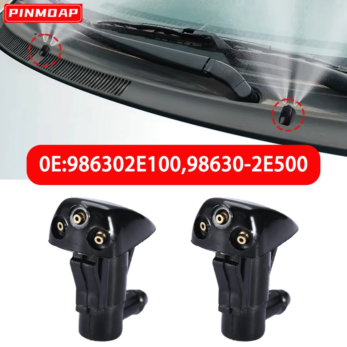 Форсунка омывателя лобового стекла автомобиля подходит для Toyota Prius Hyundai Tucson MK1 2005-2010, автомобильные аксессуары 98630-2E500 986302E100
Форсунка омывателя лобового стекла автомобиля подходит для Toyota Prius Hyundai Tucson MK1 2005-2010, автомобильные аксессуары 98630-2E500 986302E100