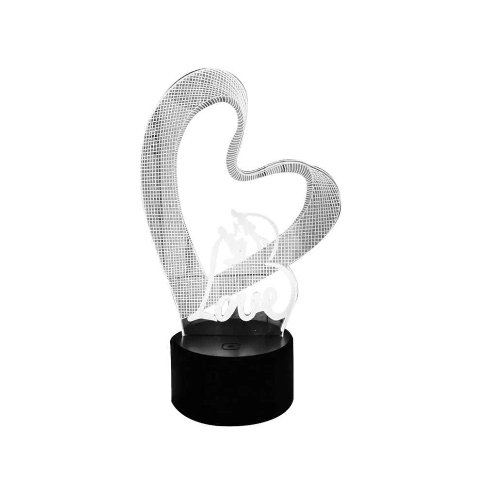 3D LED Light Colorful Decoration Heart Shape Decor Lamp Touch Colors Change Small Desk Lamp Gift Idea
3D LED Light Colorful Decoration Heart Shape Decor Lamp Touch Colors Change Small Desk Lamp Gift Idea