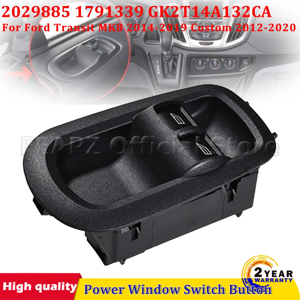 GK2T14A132CA 2029885 1791339 For Ford Transit MK8 2014-2019 Custom 2012-2020 1Pc Black Car Power Window Control Switch Button
GK2T14A132CA 2029885 1791339 For Ford Transit MK8 2014-2019 Custom 2012-2020 1Pc Black Car Power Window Control Switch Button