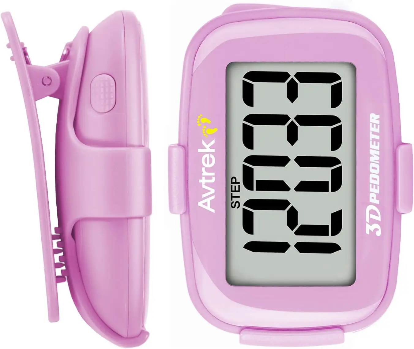 3D Step Counter Clip On with LED Backlight Pocket Pedometer for Walking Outdoor Fitness Tracker
3D Step Counter Clip On with LED Backlight Pocket Pedometer for Walking Outdoor Fitness Tracker