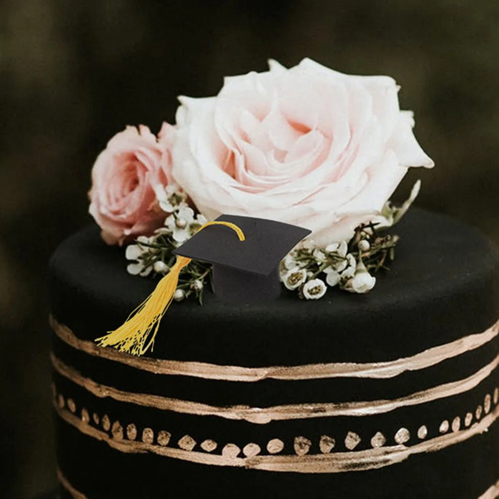 12 Pcs Bachelor's Hat Ornaments Graduation Cap Mini Cake Cupcake Toppers Dessert Manual Decorations
12 Pcs Bachelor's Hat Ornaments Graduation Cap Mini Cake Cupcake Toppers Dessert Manual Decorations
