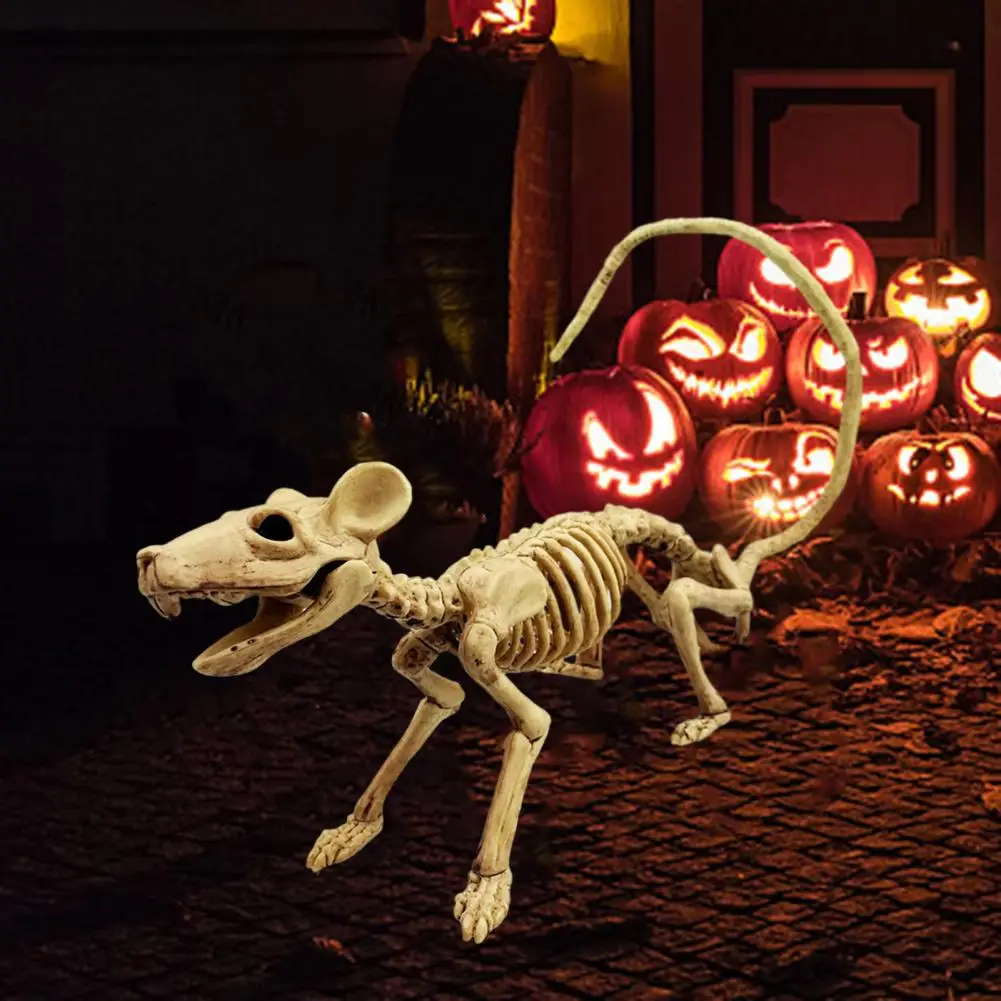 Halloween Mouse Skeleton Decoration Reusable Halloween Skeleton Mouse Spooky Halloween Mouse Skeleton Ornament for Party
Halloween Mouse Skeleton Decoration Reusable Halloween Skeleton Mouse Spooky Halloween Mouse Skeleton Ornament for Party