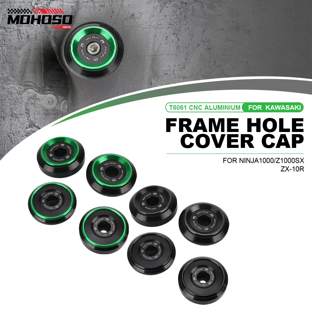 Motorcycle Accessories For Kawasaki NINJA1000 Z1000SX ZX-10R ZX-10RR Z1000 Frame End Caps Frame Hole Cover Caps Plug Decorative
Motorcycle Accessories For Kawasaki NINJA1000 Z1000SX ZX-10R ZX-10RR Z1000 Frame End Caps Frame Hole Cover Caps Plug Decorative