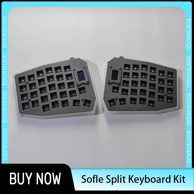 Sofle Split Keyboard Kit Acrylic Aluminum Alloy Case Magnetic Panel Wired Keyboards Kit60keys With Screen Diy Rgb Support Qmk
Sofle Split Keyboard Kit Acrylic Aluminum Alloy Case Magnetic Panel Wired Keyboards Kit60keys With Screen Diy Rgb Support Qmk