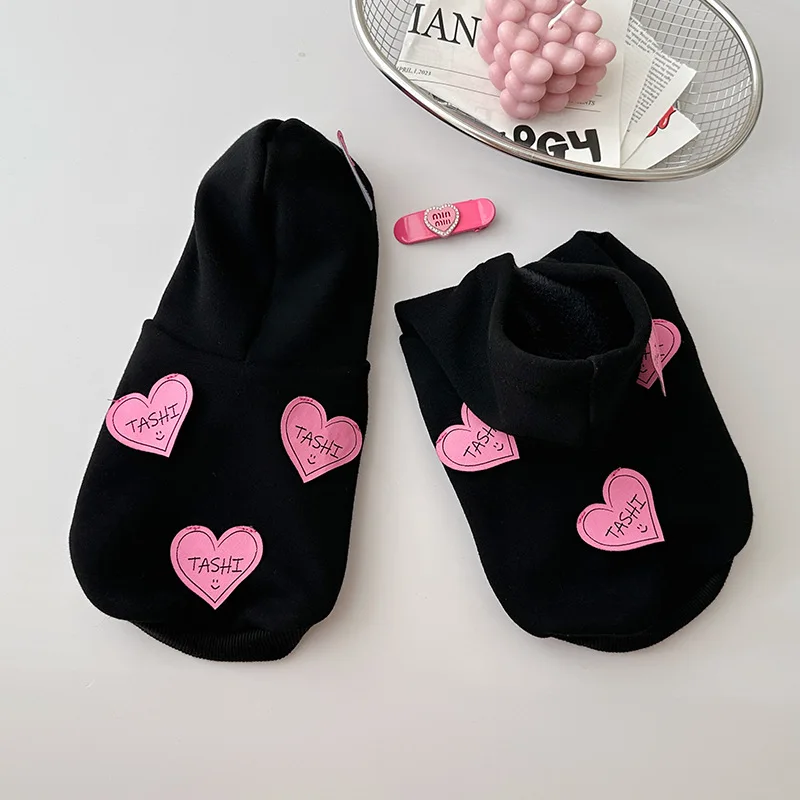 Pet Love Hat Hoodie Dog Cat Plush Hoodie Top Clothes Autumn/Winter Thick Warm Coat Puppy Clothes Designer Dog Clothes
Pet Love Hat Hoodie Dog Cat Plush Hoodie Top Clothes Autumn/Winter Thick Warm Coat Puppy Clothes Designer Dog Clothes