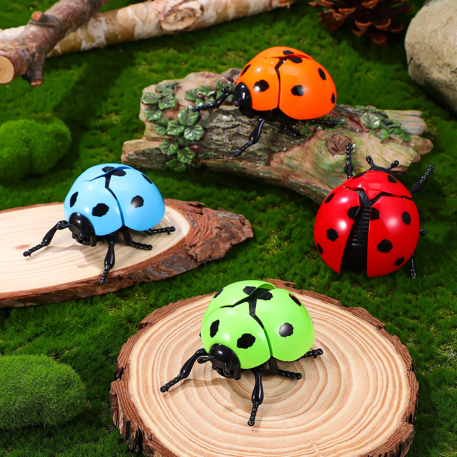 4Pcs Wind Up Ladybug Realistic Crawling Clockwork Animal Yard Decorations Fun Novelty Walking Items for Kids Birthday Party
4Pcs Wind Up Ladybug Realistic Crawling Clockwork Animal Yard Decorations Fun Novelty Walking Items for Kids Birthday Party