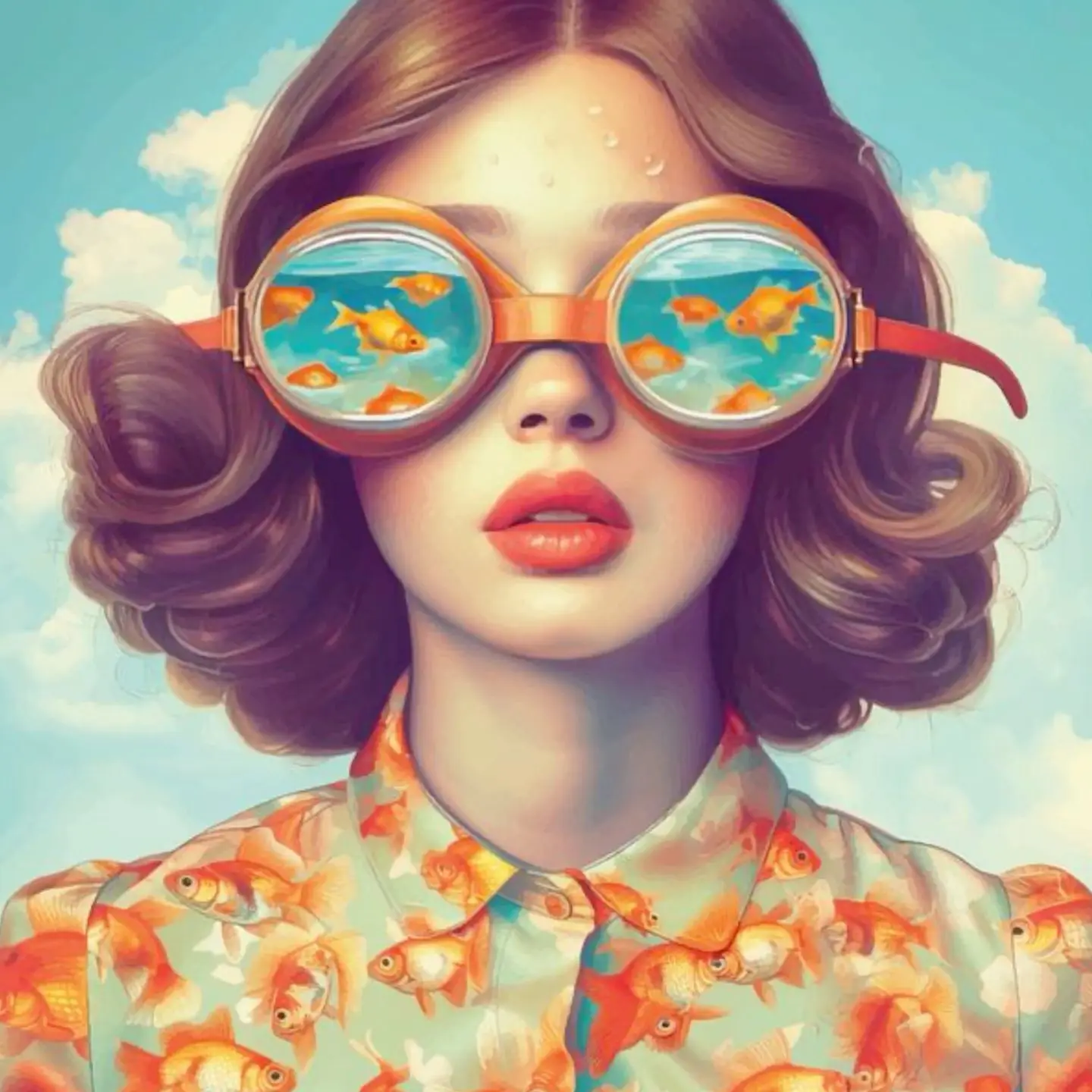 Woman with Goldfish 1024 PCS Jigsaw Puzzles Challenging Family Activity Games for Gameroom Bedroom Home Decor Gift
Woman with Goldfish 1024 PCS Jigsaw Puzzles Challenging Family Activity Games for Gameroom Bedroom Home Decor Gift