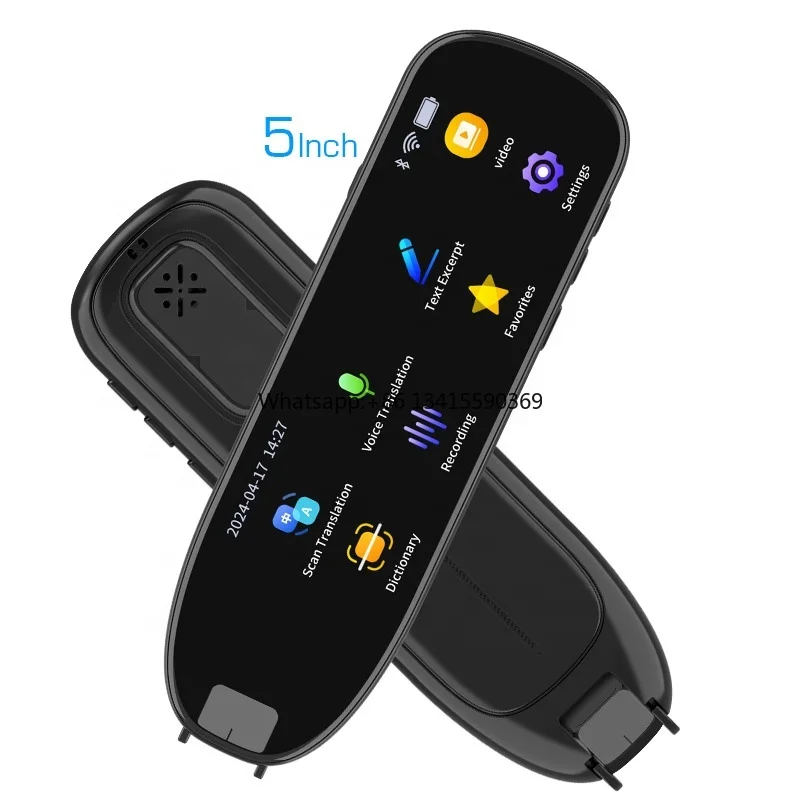 Assistive Tool 142 Languages 5 Inch Translation Reading Pen Language Translator for Kids Adults Dyslexia Language Learner
Assistive Tool 142 Languages 5 Inch Translation Reading Pen Language Translator for Kids Adults Dyslexia Language Learner