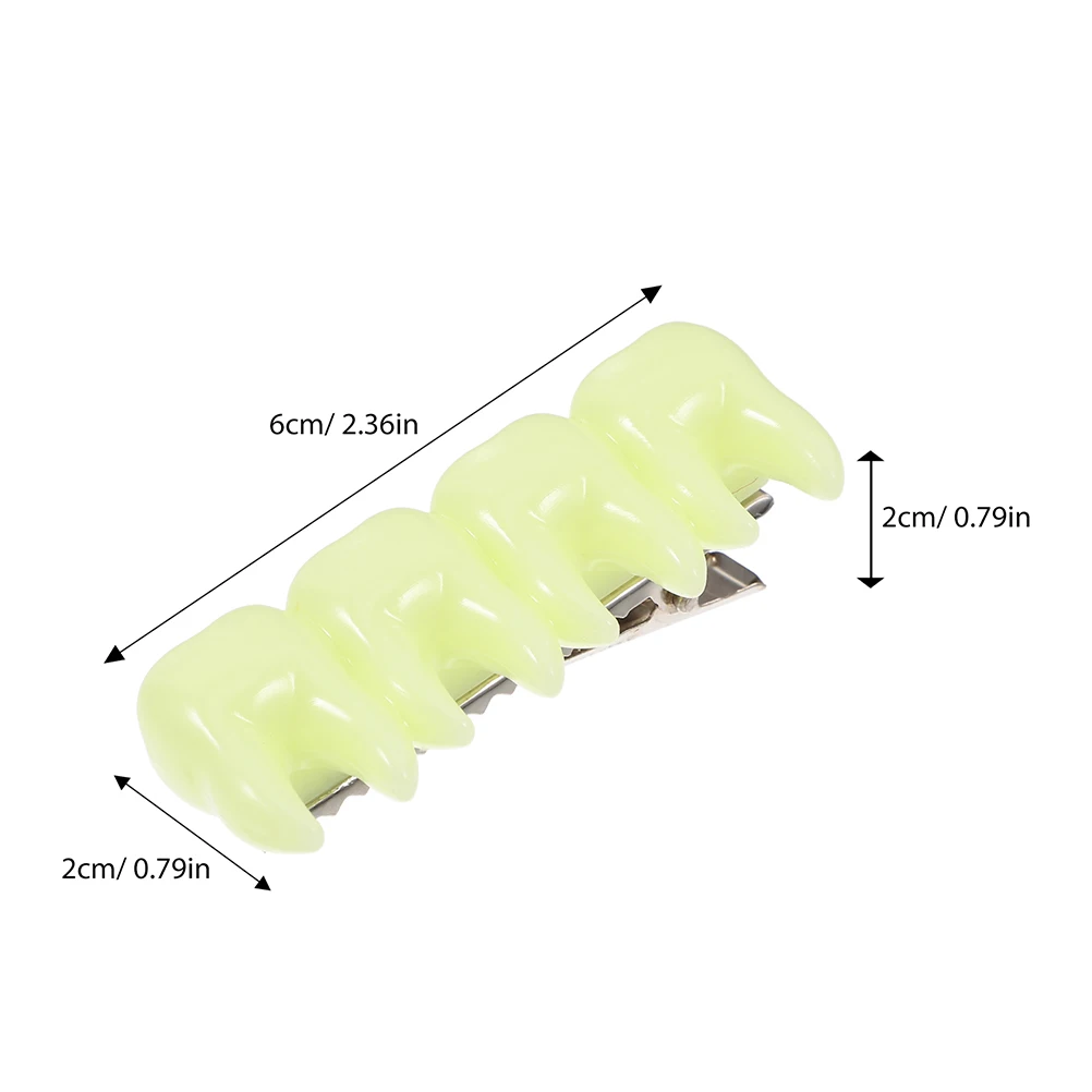 2pcs Tooth Fairy Hairpins Neon Green Halloween Clips ABS Pins Fashionable Grips Jaw Clamps Hair Accessories
2pcs Tooth Fairy Hairpins Neon Green Halloween Clips ABS Pins Fashionable Grips Jaw Clamps Hair Accessories