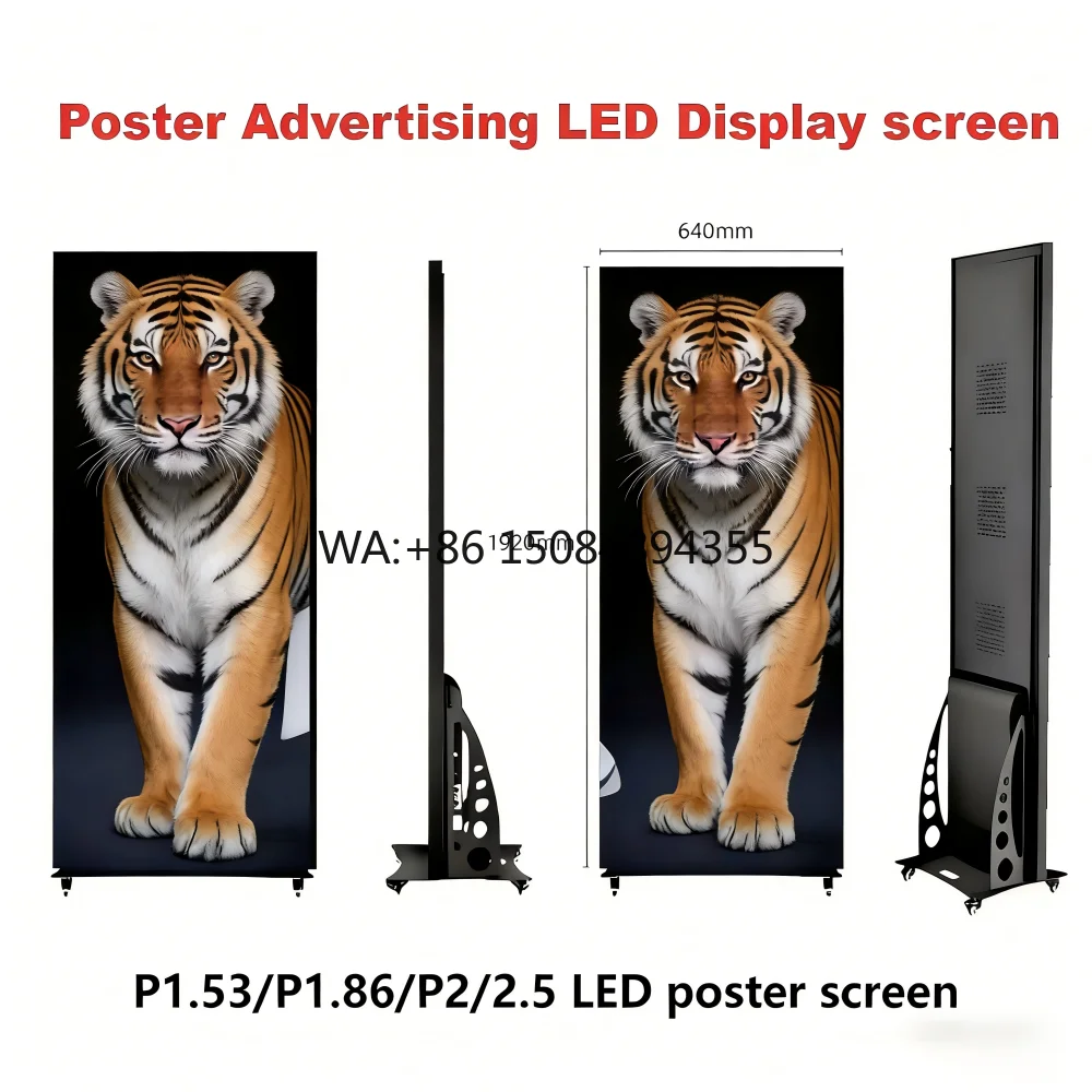 P2 P2.5 LED Advertising Machine Poster Screen Indoor Outdoor LED Display Digital Signage Billboard Led Screen Video Wall on Sale
P2 P2.5 LED Advertising Machine Poster Screen Indoor Outdoor LED Display Digital Signage Billboard Led Screen Video Wall on Sale
