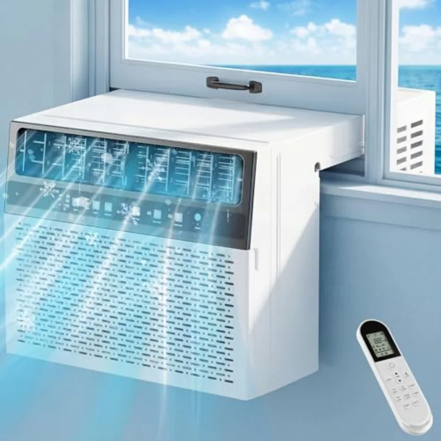 U-Shaped Window Air Conditioner for Home and Office, White ABS Plastic, 10, 000BTU with 6 Modes Cool/Fan/Dry/Sleep/Energy Saver
U-Shaped Window Air Conditioner for Home and Office, White ABS Plastic, 10, 000BTU with 6 Modes Cool/Fan/Dry/Sleep/Energy Saver