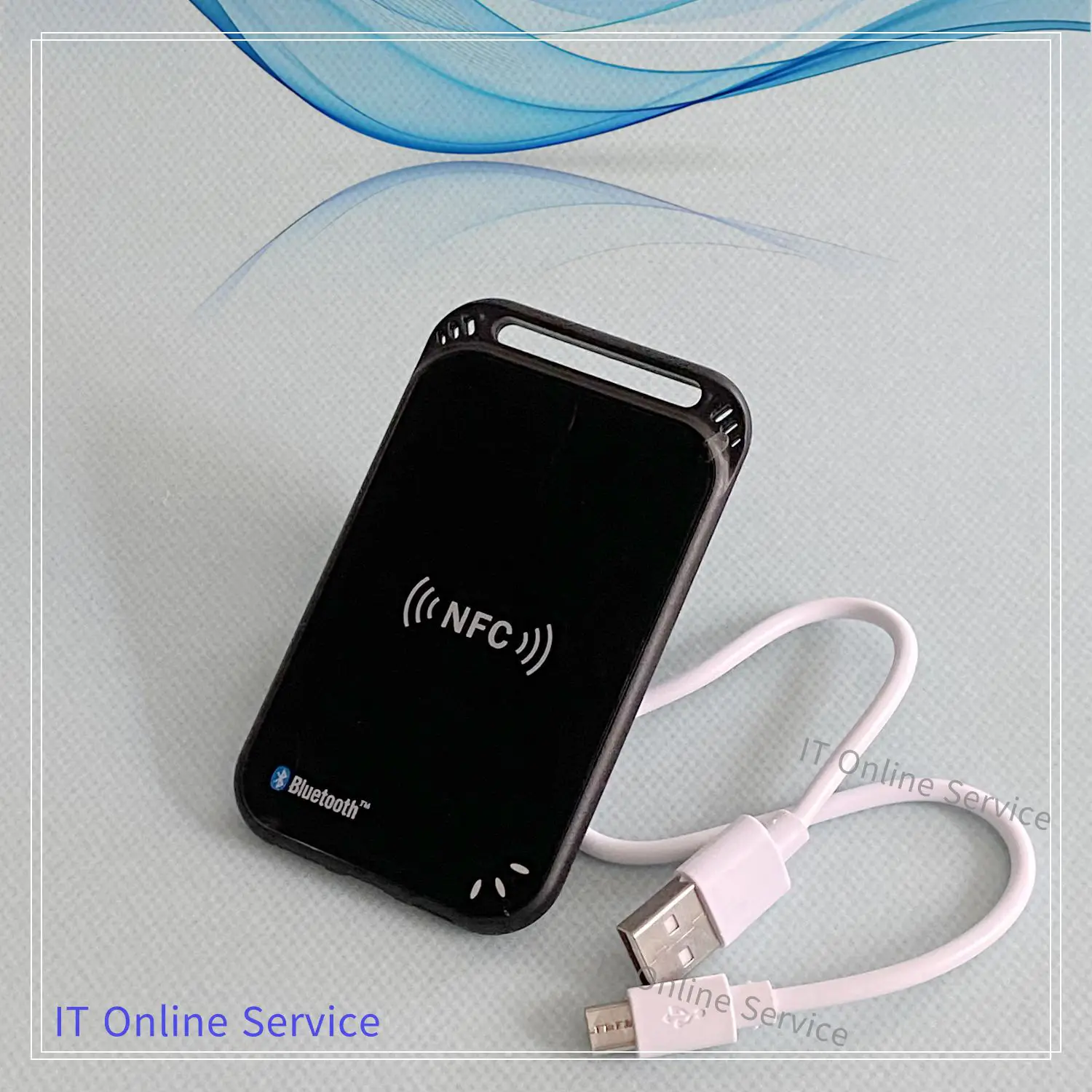 3.56MHz Wireless NFC RFID Reader Writer Bluetooth-compatible ISO14443A ISO15693
3.56MHz Wireless NFC RFID Reader Writer Bluetooth-compatible ISO14443A ISO15693