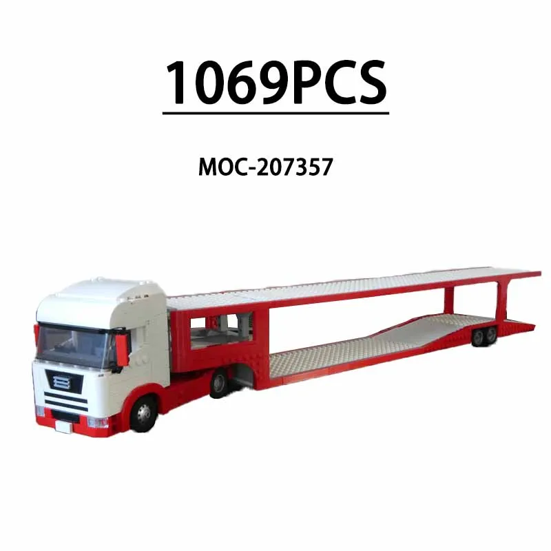 Building Blocks MOC-207357 • 8 Grid Car Transporter Design 1069PCS Building Block Toys Children's Birthday Gift Christmas Gift
Building Blocks MOC-207357 • 8 Grid Car Transporter Design 1069PCS Building Block Toys Children's Birthday Gift Christmas Gift
