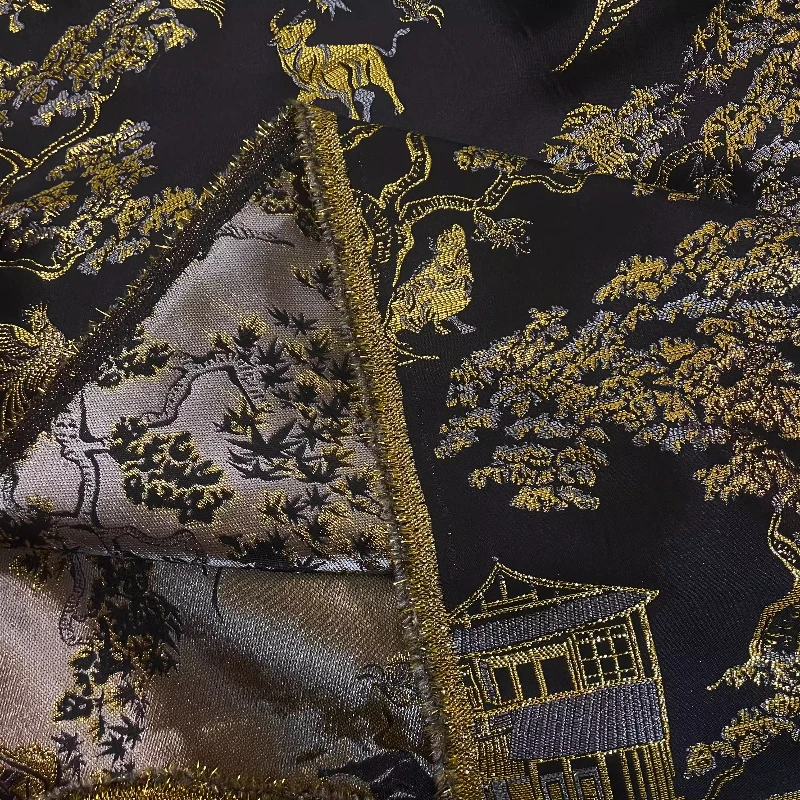 Metal Wire Tiger Dragon Jacquard Fabric Spring Autumn Chinese Vest Jacquard Decorative Clothing Cloth for Sew Material
Metal Wire Tiger Dragon Jacquard Fabric Spring Autumn Chinese Vest Jacquard Decorative Clothing Cloth for Sew Material